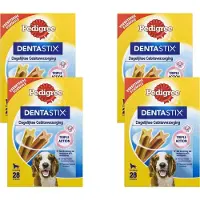 Pedigree Dentastix - Hondensnacks - 4 x Dental 28 stuks Medium