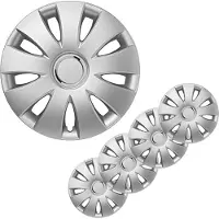 Pricenet wieldoppen Aura 13 inch zilver set van 4