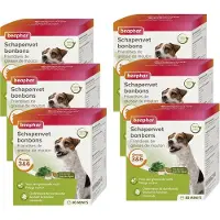 Beaphar 6x Schapenvet Bonbons Mini Zeewier 245 gr