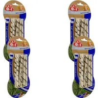 8In1 Delights Twisted Sticks - Hondensnacks - 4 x Rundvlees 10x5.5 g 10 stuks Xsmall
