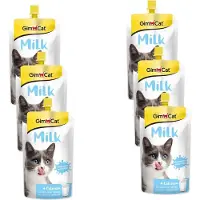 GimCat Melk Voor Katten - Kattensnack - 6 x Melk 200 ml