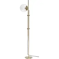 Hubsch Vloerlamp metaal/glas - messing