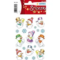 Herma Stickers de mensen van de sneeuw 3vel - 10 stuks