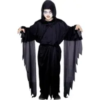 Smiffys Kostüm - Screamer Ghost - Schwarz - - 10-12 Jahre (140-152) - Kostüme