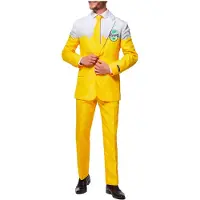 Suitmeister - Fun Kostuum - Premium Beer Yellow - Bieranzug - voor Mannen - standaard - Maat L