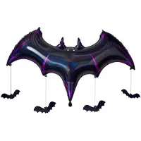 Ginger Ray Folieballon Vleermuis Halloween