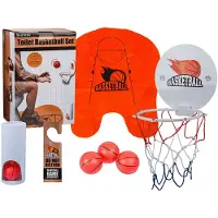 Out of the blue Toilet Basketbal Set - Grappig Basketbalspel voor op het Toilet (7-delig)