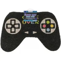 Out of the blue Vloermat 'Game Over' - Kokos/Sisal - 60x40 cm - Retro Gaming Design