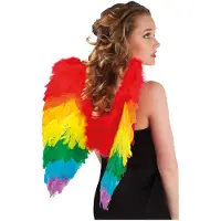 Boland engelenvleugels 50 x 50 cm dames multicolor