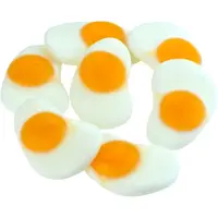 ERT Godis - Spiegeleieren - 1 Kilo - Spiegeleitjes - Gebakken eitjes - Eieren - Snoep