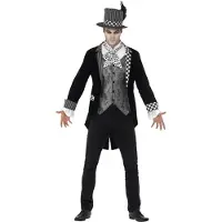 Smiffy Dark Hatter Halloween Heren Kostuum
