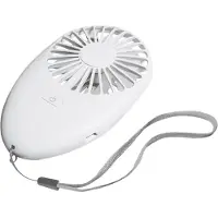 Mikamax Portable Hand Fan - Wit - 13 cm - Oplaadbare handventilator