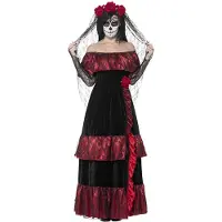 Smiffys Charmant Day of the Dead bruid jurkje