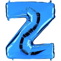 Ballongkungen AB Folieballon 100cm letter Z blauw