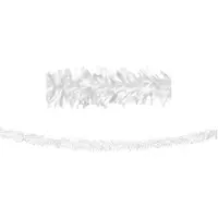 Partyking PVC Draaiguirlande 10 meter slinger (Wit)