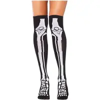 Leg avenue Katoenen skelet kousen voor vrouwen