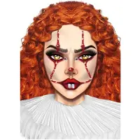 Leg avenue Clown face jewels sticker