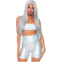 Partyking Holographic bandeau & shorts