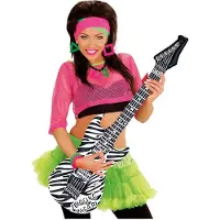Widmann Opblaasbare zebra gitaar