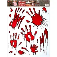Widmann Bloedige handafdrukken stickervel