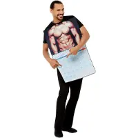 Partyking Sexy Calendar Costume Multicoloured
