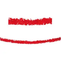 Boland PVC Draaiguirlande 10 meter slinger rood