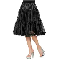 Widmann Petticoat rok zwart | lang model (zwart)