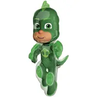 Partyking Folieballon Supershape Pj Masks Gekko 58 X 96 Cm Groen