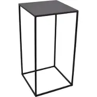 Jax Design Plantenzuil Pillar Vierkant | Jax Design metaal zwart 36x70x36 cm plantenhouders en -hangers | NADUVI