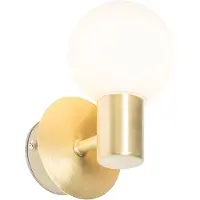 QAZQA Moderne wandlamp goud IP44 - Cederic Up