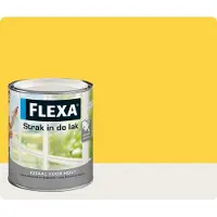 Flexa Strak In De Lak Zijdeglans 1021 Citroengeel 0,75 L