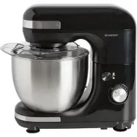 Silvercrest Keukenmachine Zwart - 600 W - Mengkom van 5 Liter - 8 standen