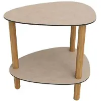 Lind DNA Loungetafel Curve Lounge Table S Bull Warm Grey Oak Nature