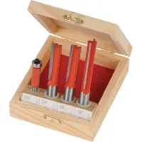 Silverline HM frezenset werkbladen 4-delig