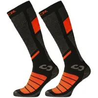 Sinner Sok Unisex Pro Socks II Double Pack Zwart-Schoenmaat 36 - 38
