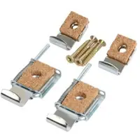 Hansgrohe spiegelklemmen 4 delig chroom