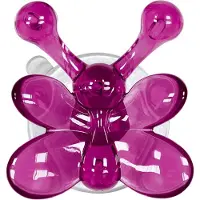 Kleine wolke Butterfly Lisa wandhaken 7x7,5 cm, cassis