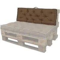 Unique living | Palletkussen Scandic | Outdoor Collectie | Donkerbruin | 40x120cm