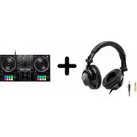 Hercules Inpulse 500 - DJ Controller + DJ-Koptelefoon HDP DJ60 - Zwart