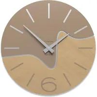 Cd Italian Design Wandklok Olivier Koffie