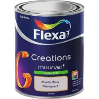 Flexa - Creations Muurverf Extra Mat - Poetic Pink - Mengverf - 1 L