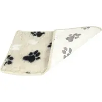 Hundos Vetbed - Met Voetprint - Beige / Grijs