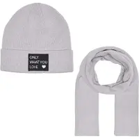 ONLY muts en sjaal meisjes - lila - KONmadison - maat one size
