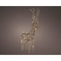 Kaemingk LED hert wicker steady H135cm