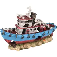 Flamingo Ropa Boat 28x9.5x18.5cm Aquariumdecoratie