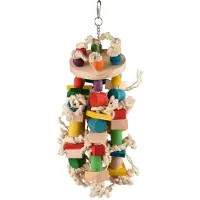 Flamingo Rainbow Fos Vogelspeelgoed 42cm