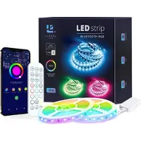 Lideka LED-Strip - - 10 Meter (2x5) - RGB - Verlichting - Nieuw - Afstandsbediening - LED Lights - LED Light Strip - Licht Strip - Retourkoop.nl