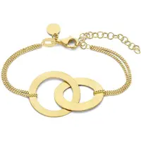 Casa Jewelry Armband Lola S van zilver goud verguld
