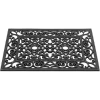 HQ Deurmat Antiek Sun Rubber 40x60cm Zwart zwart Kunststof Deurmat