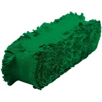 Folat Feest/verjaardag versiering slingers groen 24 meter crepe papier - Feestslingers